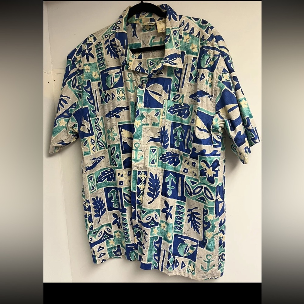 VINTAGE JANTZEN SHIRT BUTTON DOWN SIZE XL 60s 70s 100% COTTON 37966 SHORT SLEEVE